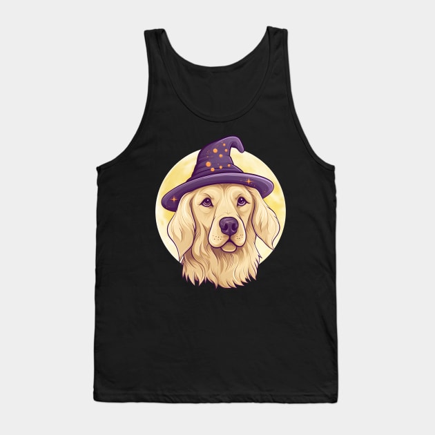 Halloween Golden Retriever. Halloween Costume for dogs lover Tank Top by alice.photographer